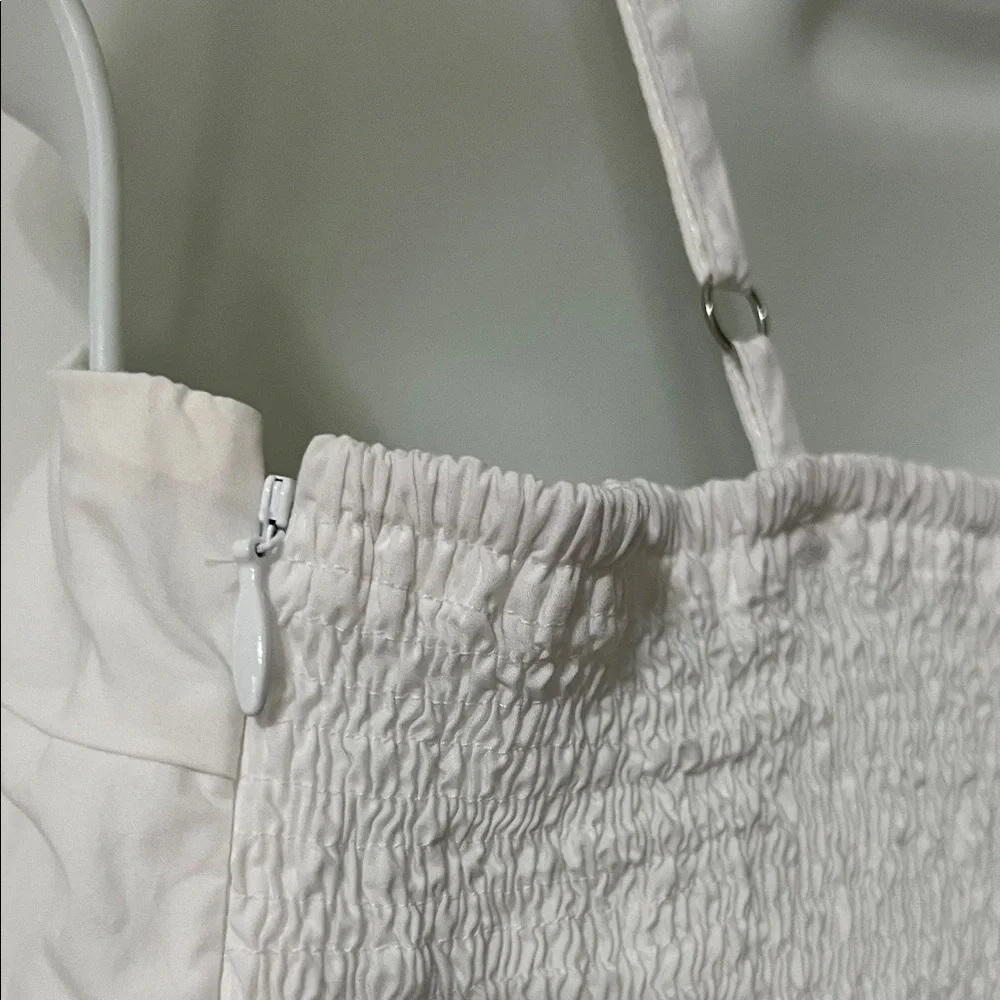 Banana Republic White Tiered dress - Picture 4 of 8